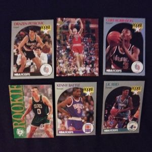 6 Rookie Basketball Cards